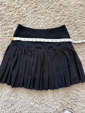 Black Pleated Women’s Skort